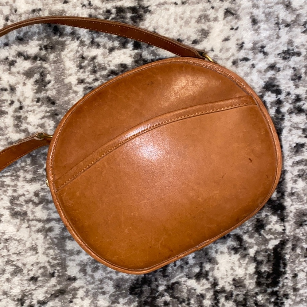 Authentic vintage Coach saddle bag